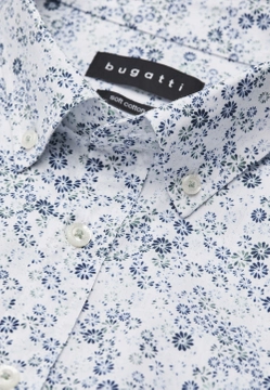 KOSZULA MĘSKA Z DŁUGIM RĘKAWEM W KWIATY BUGATTI 9350 58510A