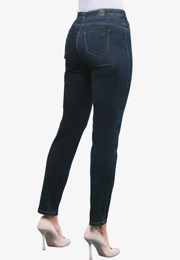 JEANSY DAMSKIE Z ELASTYCZNĄ TALIĄ CHIARA DALBA 61025E