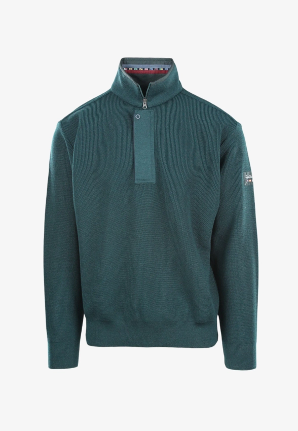 SWETER MĘSKI Z DOMIESZKĄ WEŁNY SAIL EXP 82084