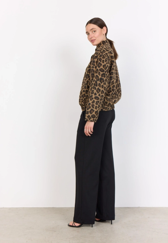 KURTKA DAMSKA W PANTERKĘ SOYACONCEPT 41274