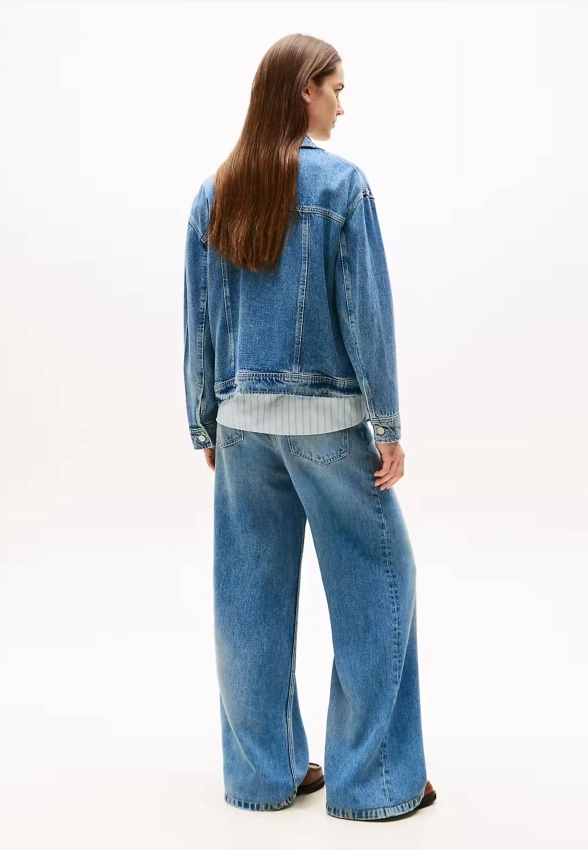 KURTKA DAMSKA JEANSOWA TOMMY HILFIGER WW0WW46485