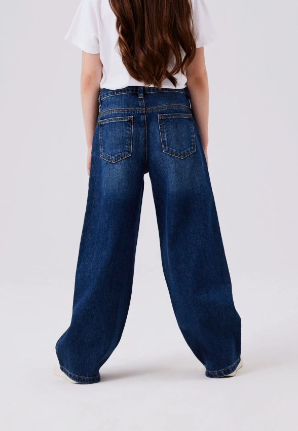 JEANSY DZIEWCZĘCE Z SZEROKIMI NOGAWKI NAME IT 13230733