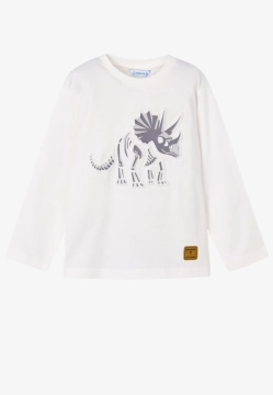 T-SHIRT CHŁOPIĘCY Z WYTŁOCZONYM NADRUKIEM MAYORAL 4089