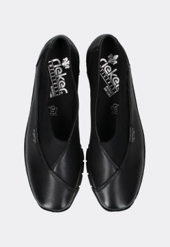 PÓŁBUTY DAMSKIE NA NIEWIELKIEJ KOTURNIE RIEKER 53763-00