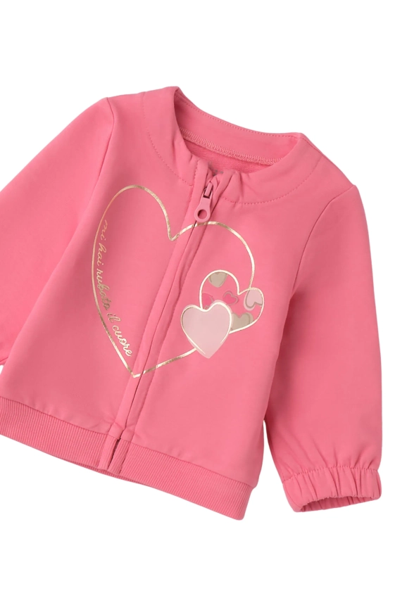 BLUZA DZIEWCZĘCA ZAPINANA NA ZAMEK I DO 4 F075