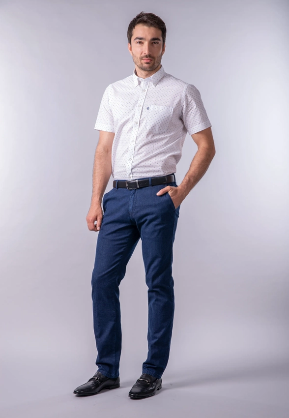 MĘSKIE JEANSY NAVY SAIL NS55050