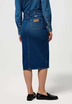 SPÓDNICA OŁÓWKOWA JEANSOWA WRANGLER 112371161