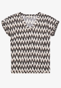 T-SHIRT DAMSKI Z KRÓTKIM RĘKAWEM GARCIA JEANS Z0064