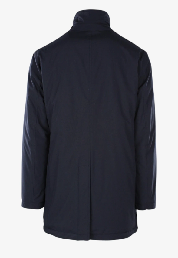 PŁASZCZ MĘSKI ZE STÓJKĄ I ODPINANĄ PIKOWANĄ WSTAWKĄ ROTTE MEDITERRANEE ORLANDO