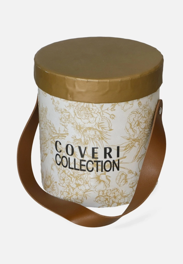 DUŻY CIEPŁY SZAL DAMSKI Z WĘŻOWYM WZÓREM COVERI COLLECTION 223505