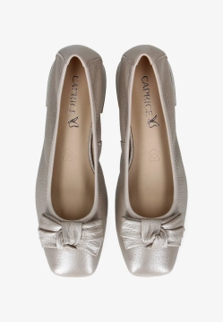 SKÓRZANE BALERINY DAMSKIE CAPRICE 9-22105-42