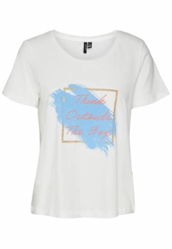 T-SHIRT DAMSKI Z KRÓTKIM RĘKAWEM VERO MODA 10284321