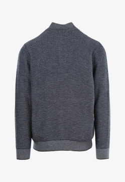 SWETER MĘSKI Z DOMIESZKĄ WEŁNY NAVIGARE NH1412