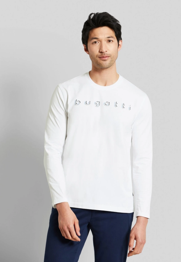 T-SHIRT MĘSKI Z DŁUGIM RĘKAWEM BUGATTI 8330 55010A