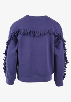 BLUZA DZIEWCZĘCA OZDOBIONA ZOŁTYM NADRUKIEM I FRĘDZLAMI ORIGINAL MARINES DFA3623FA