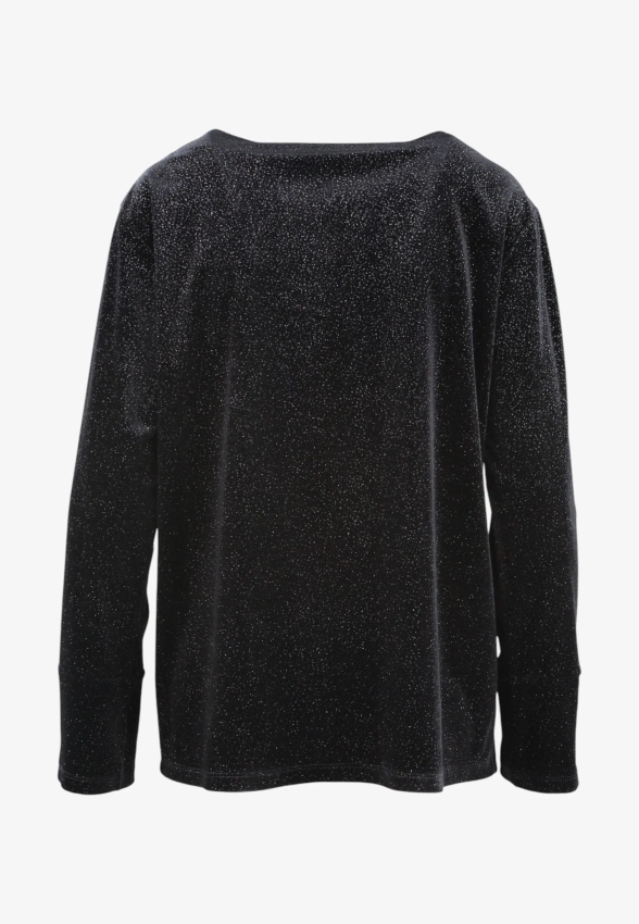 SWETER DAMSKI Z BŁYSZCZĄCĄ NICIĄ MAIN & LAND NMA149397