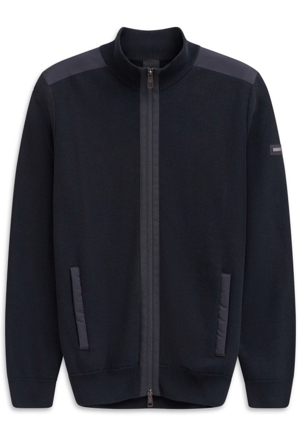 SWETER MĘSKI ZAPINANAY NA ZAMEK BUGATTI 7600 85545D