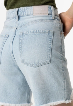 BERMUDY DAMSKIE JEANS Z PRZETARCIAMI BENNY TIFFOSI 10054524