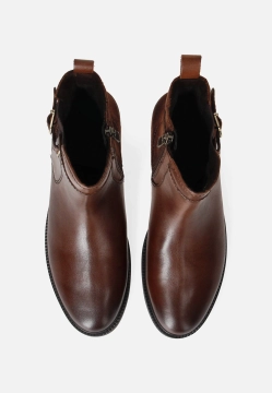 SKÓRZANE BOTKI DAMSKIE MARCO TOZZI 2-25315-45