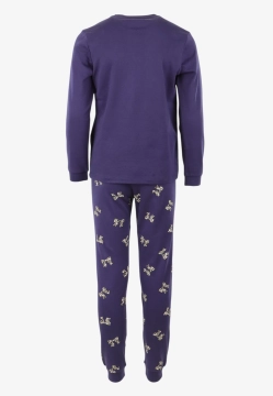 BAWEŁNIANA PIŻAMA DZIEWCZĘCA Z NADRUKIEM W MISIE I KOKARDKI Z ORIGINAL MARINES DFA3782FA