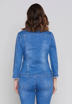 KURTKA DAMSKA JEANSOWA EMANUELA COSTA EC8043