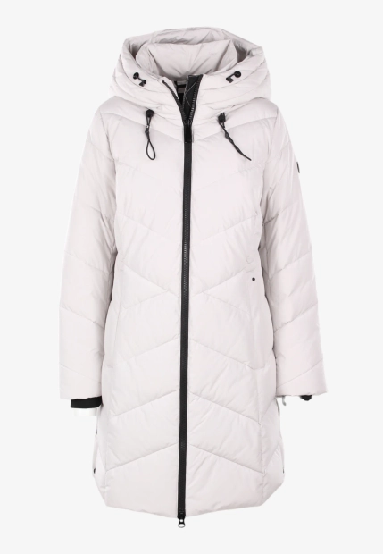 DŁUGA PIKOWANA KURTKA DAMSKA JUNGE 225-2075-80