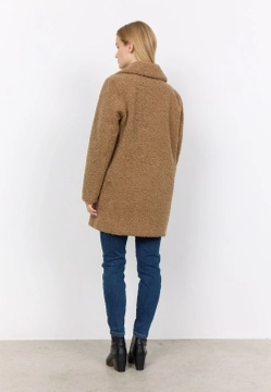 KRÓTKI PŁASZCZ DAMSKI TYPU BOUCLA SOYACONCEPT 40216