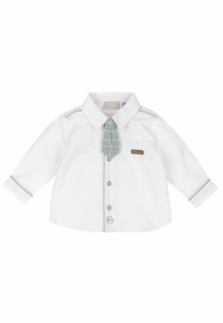 KOSZULA CHŁOPIĘCA Z DŁUGIM RĘKAWEM ORAZ KRAWATEM CHICCO 54658