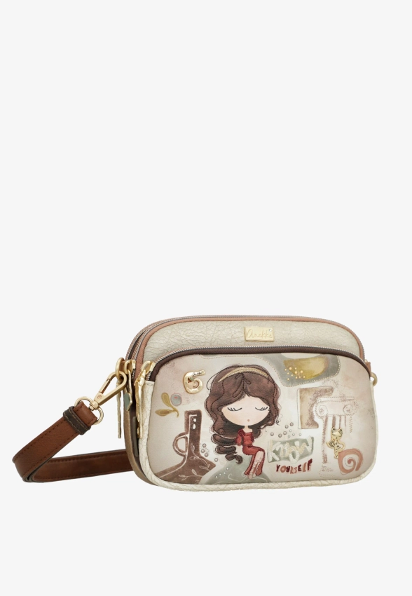 MAŁA TOREBKA DAMSKA Z TRZEMA PRZEGRODAMI ANEKKE MUSE 42703-445