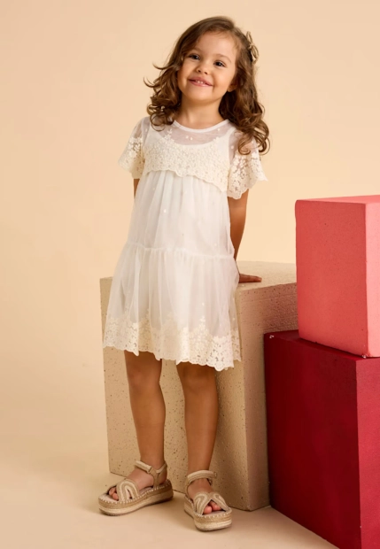 SUKIENKA TIULOWA Z HAFTEM MAYORAL 3909