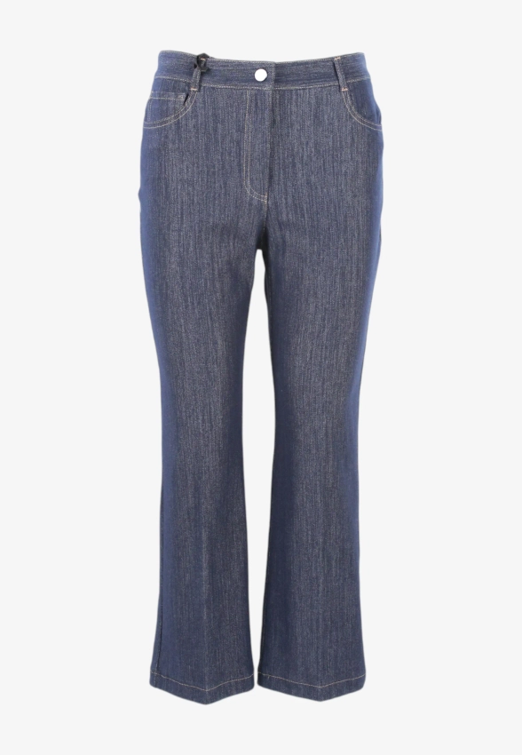 SPODNIE DAMSKIE Z JERSEYU O WYGLĄDZIE JEANSU  PENNYBLACK DUELLO