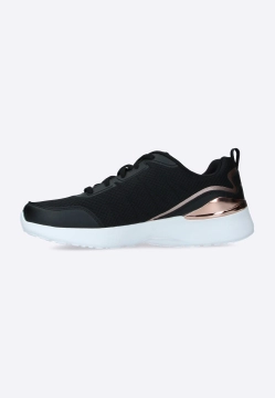 SPORTOWE PÓŁBUTY DAMSKIE SKECHERS 149660BKRG