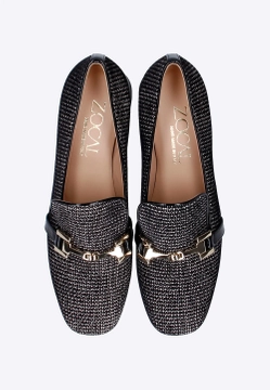 CZÓŁENKO DAMSKIE SKÓRZANE Z OZDOBNĄ KLAMRĄ ZOCAL 255001