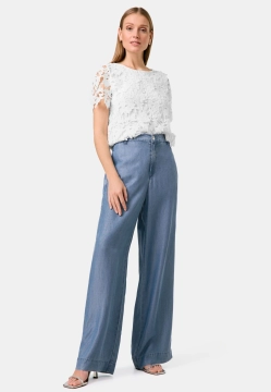 SZEROKIE SPODNIE DAMSKIE TAIFUN 720320-11134