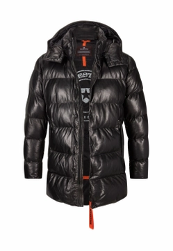 PIKOWANA SKÓRZANA KURTKA MĘSKA MILESTONE 331040 20840
