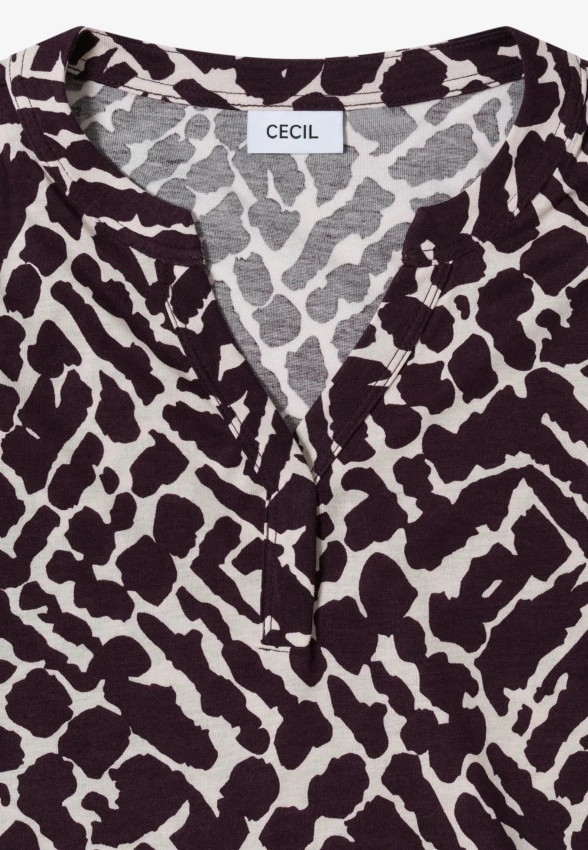 T-SHIRT DAMSKI V Z DŁUGIM RĘKAWEM CECIL 4 324161