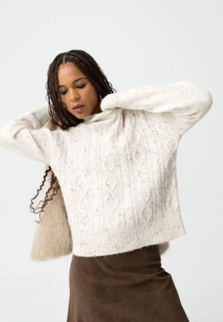 PÓŁGOLF DAMSKI Z WARKOCZOWYM SPLOTEM TIFFOSI 10061634