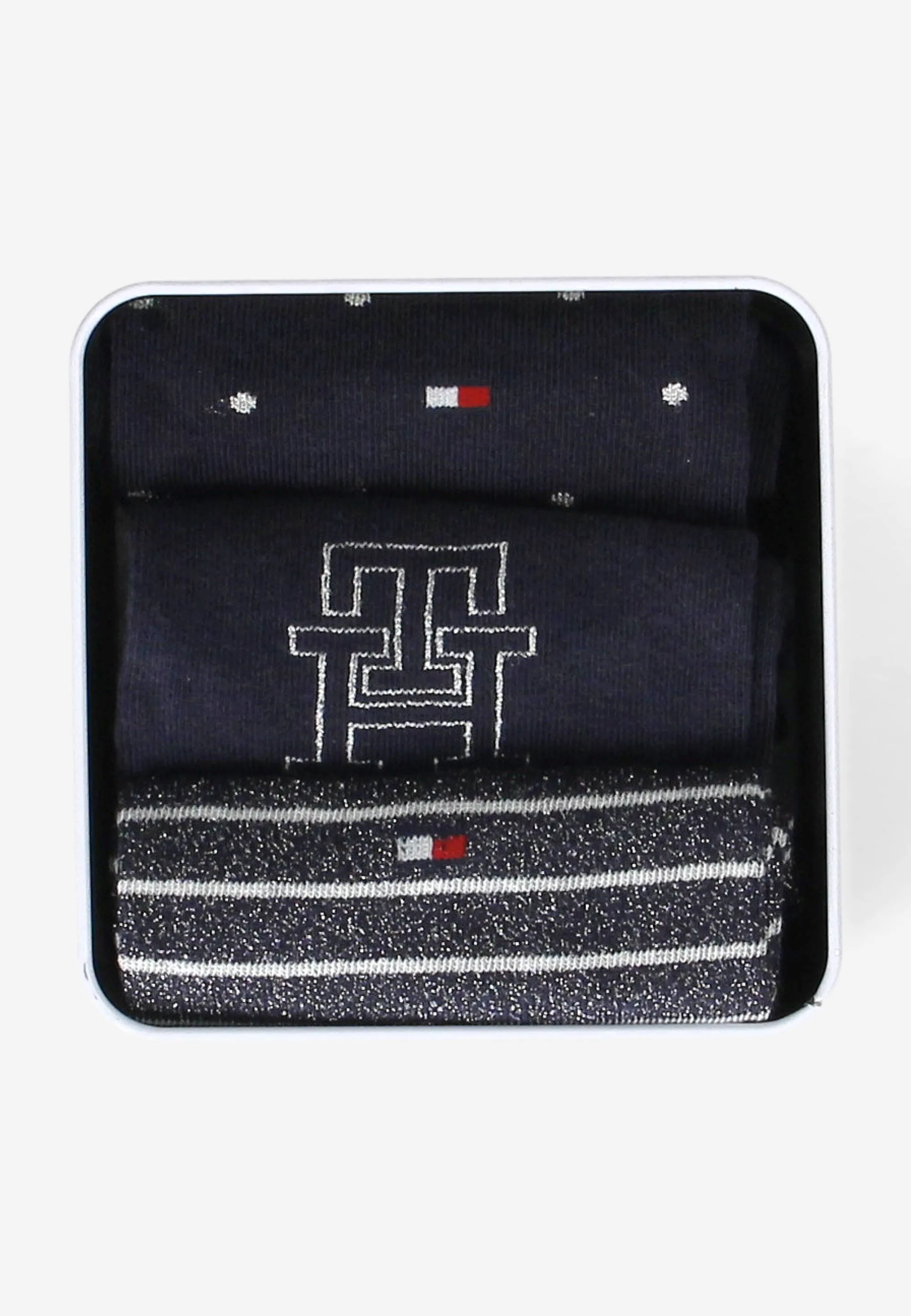 SKARPETY DAMSKIE 3 PARY W PUDEŁKU PRODUCENTA TOMMY HILFIGER 701236464C