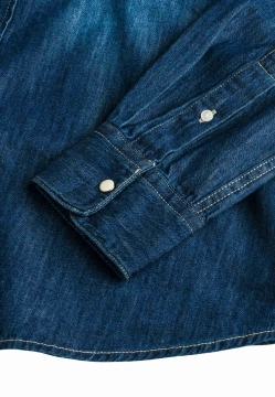 JEANSOWA KOSZULA MĘSKA MCS 3MSH203-05604