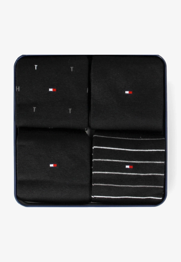 SKARPETY WYSOKIE 4 PARY W PUDEŁKU PRODUCENTA TOMMY HILFIGER 701235375C