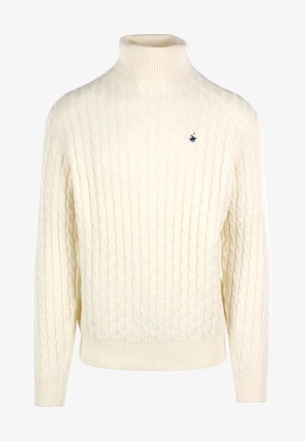 GOLF MĘSKI Z WARKOCZOWYM SPLOTEM BEVERLY HILLS POLO CLUB M431719