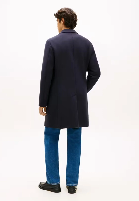 WEŁNIANY PŁASZCZ MĘSKI TOMMY HILFIGER MW0MW40768