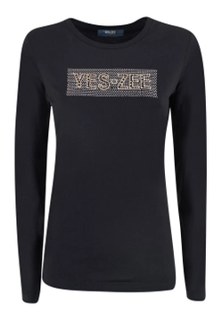 T-SHIRT DAMSKI Z DŁUGIM RĘKAWEM YES ZEE T034 S701