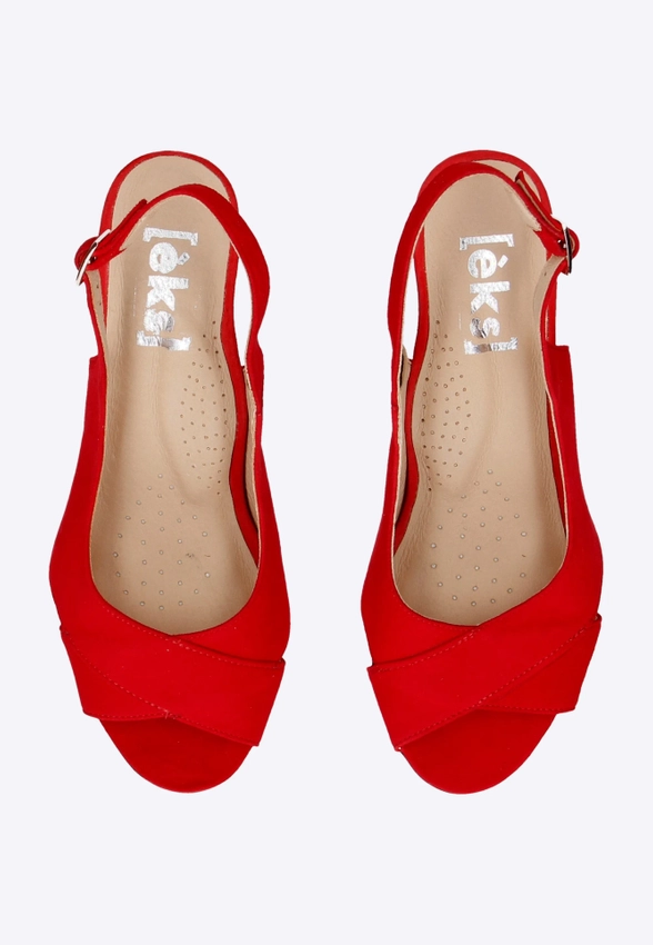 Sandały na obcasie Eks 2219O-5020