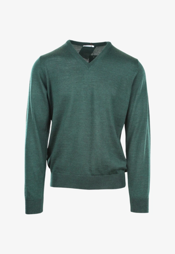 SWETER MĘSKI V Z DOMIESZKĄ WEŁNY YOURNAME MS 02