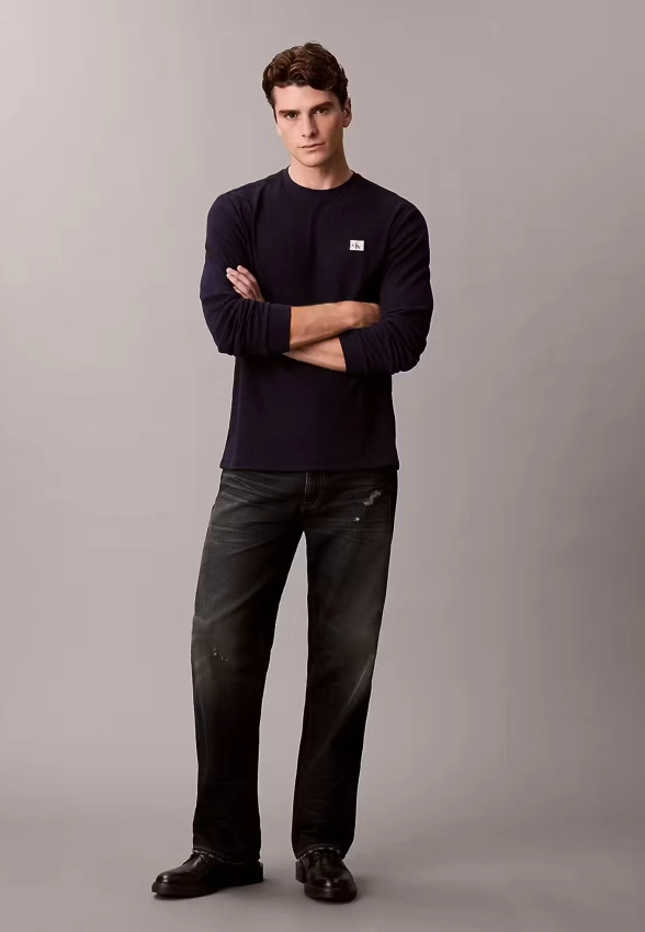 T-SHIRT MĘSKI Z DŁUGIM RĘKAWEM CALVIN KLEIN LV040EM217