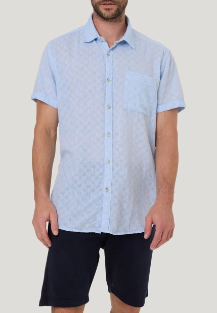 KOSZULA MĘSKA Z KRÓTKIM RĘKAWEM PIONIEER P1 40207 2000