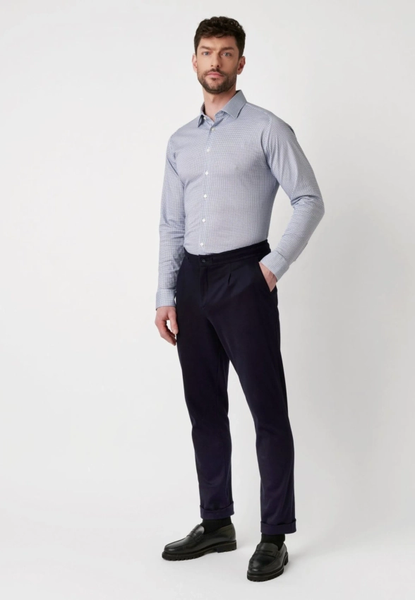 KOSZULA MĘSKA W PASY DESOTO 87128-3