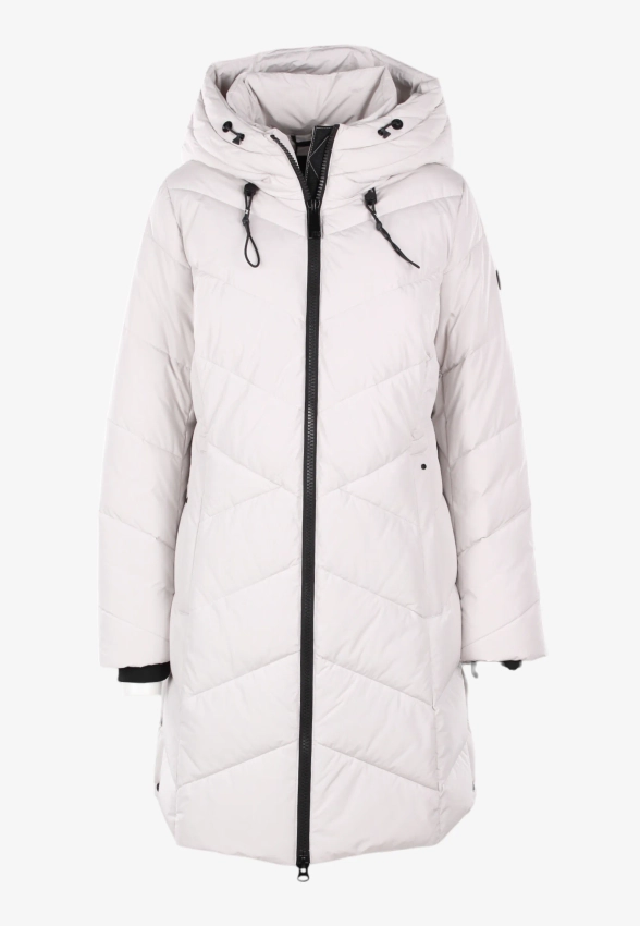 DŁUGA PIKOWANA KURTKA DAMSKA JUNGE 225-2075-80