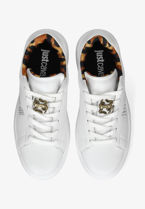 SKÓRZANE SNEAKERY DAMSKIE JUST CAVALLI 80RA3SB3